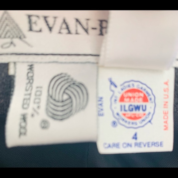 Evan Picone Vintage Wool Pencil Skirt Union Tag - Picture 8 of 8